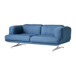 Sofá Inland AV22 2 plazas, Vidar 733-polished aluminium