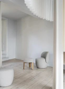 Sofá Kuon de 2 plazas, Boucla beige