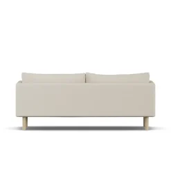 Sofá Linnevik, Jump Beige 1956-roble blanco aceitado, 3 plazas