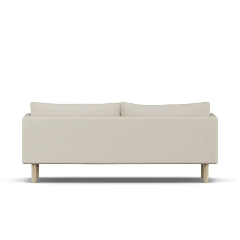 Sofá Linnevik, Jump Beige 1956-roble blanco aceitado, 3 plazas