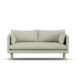 Sofá Linnevik, Luiza Beige 3981-roble blanco aceitado, 2 plazas