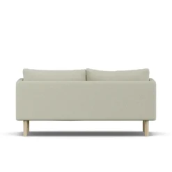 Sofá Linnevik, Luiza Beige 3981-roble blanco aceitado, 2 plazas