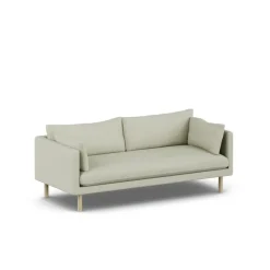Sofá Linnevik, Luiza Beige 3981-roble blanco aceitado, 3 plazas