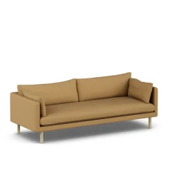 Sofá Linnevik, Same Ochre 6676-roble blanco aceitado, 4 plazas
