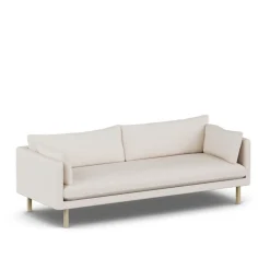 Sofá Linnevik, Same Off White 6671-roble blanco aceitado, 4 plazas