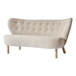 Sofá Little Petra VB2, Roble tratado con aceite blanco-Karakorum