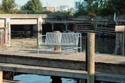 Sofá lounge Palissade, Hot galvanised