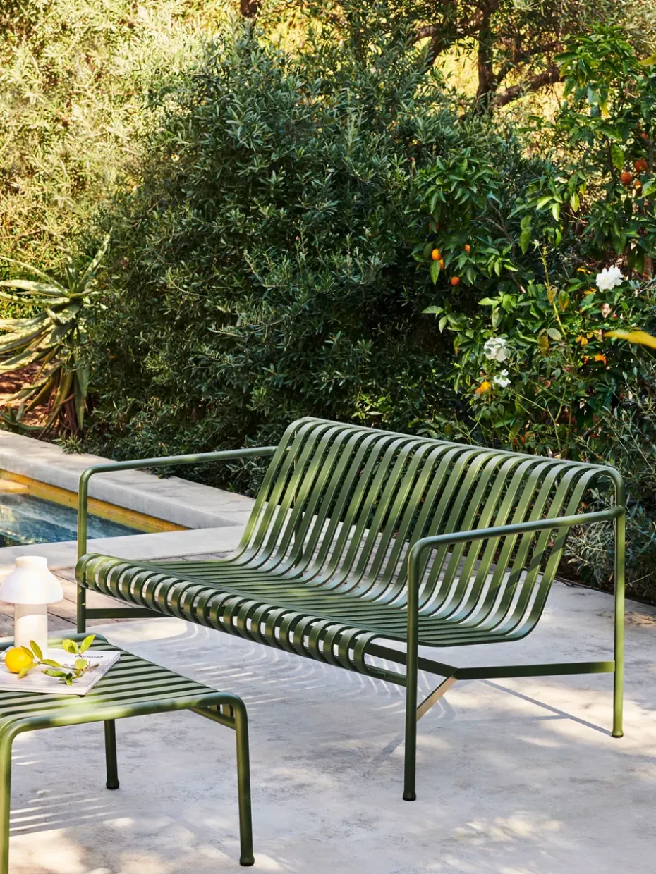 Sofá lounge Palissade, Olive