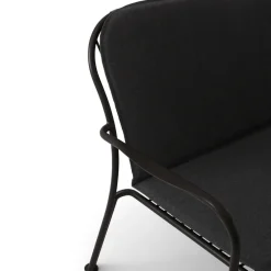 Sofá lounge Thorvald SC110, Warm black, 143 cm