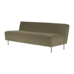 Sofá Modern Line 180x83x70 cm, Belsuede special FR 002-black