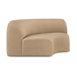 Sofá modular Bulky, módulo de esquina 90°, Sepia claro