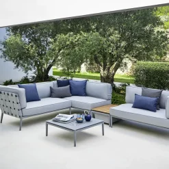 Sofá modular Conic, Light grey-izquierdo-incl. cojines