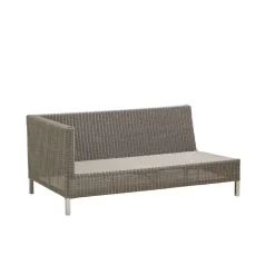 Sofá modular Connect, 2 plazas taupe, derecho