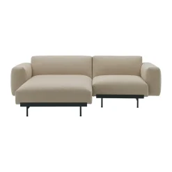 Sofá modular de 2 plazas In Situ configuración 5, Ecriture 240-Black