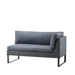 Sofá modular Flex, Grey, izquierdo, incl. cojines