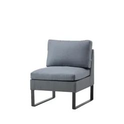 Sofá modular Flex, Grey, sencillo, incl. cojines