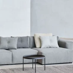 Sofá modular Mags Soft low, tejido Linara 443 tweed, izquierda