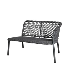 Sofá modular Ocean, Dark grey, izquierdo