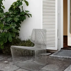 Sofá modular Pantonova, Stainless steel, convex