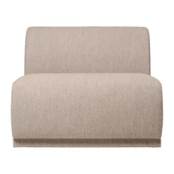 Sofá modular Rico central Soft Bouclé, Natural