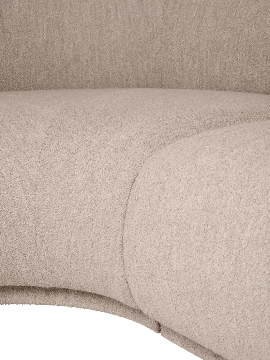 Sofá modular Rico con reposabrazos L (izquierda), Soft Bouclé, Natural