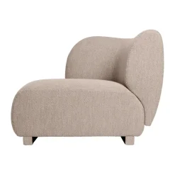 Sofá modular Rico con reposabrazos L (izquierda), Soft Bouclé, Natural