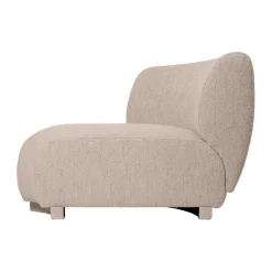 Sofá modular Rico corner 45 Soft Bouclé, Natural