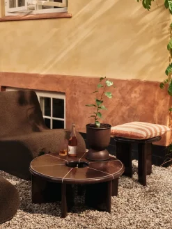 Sofá modular Rouli center module pure bouclé, Chestnut brown