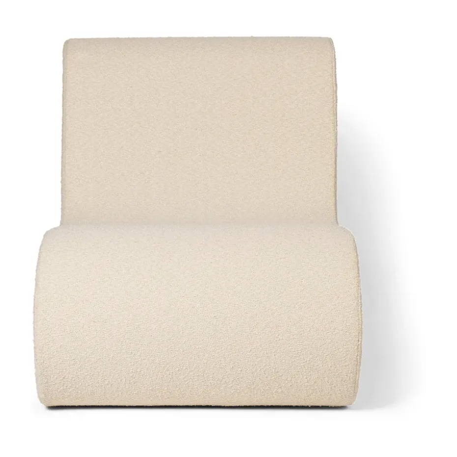 Sofá modular Rouli center module pure bouclé, Off-white