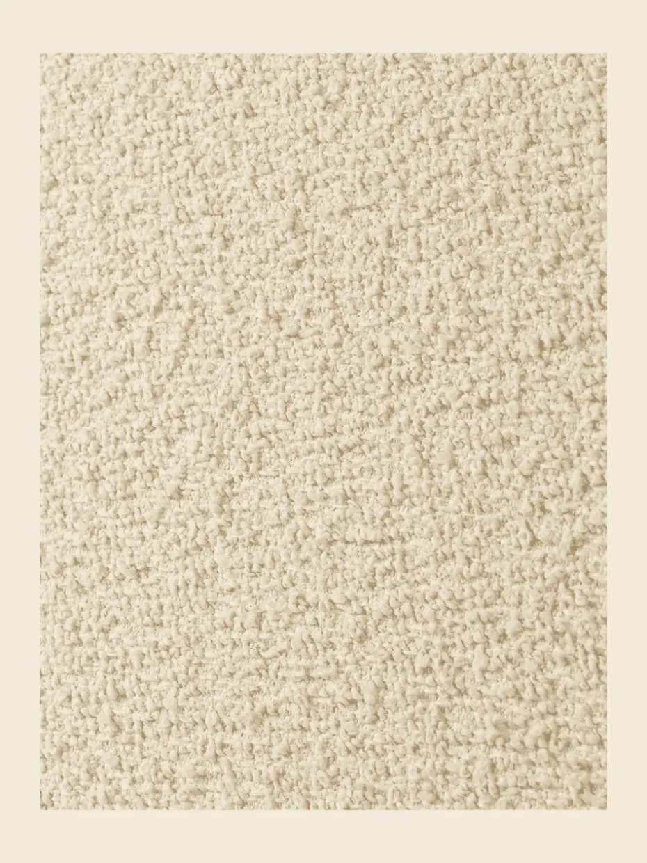 Sofá modular Rouli center module pure bouclé, Off-white