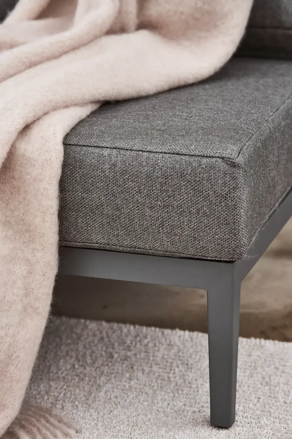 Sofá modular Santander módulo central, Gris