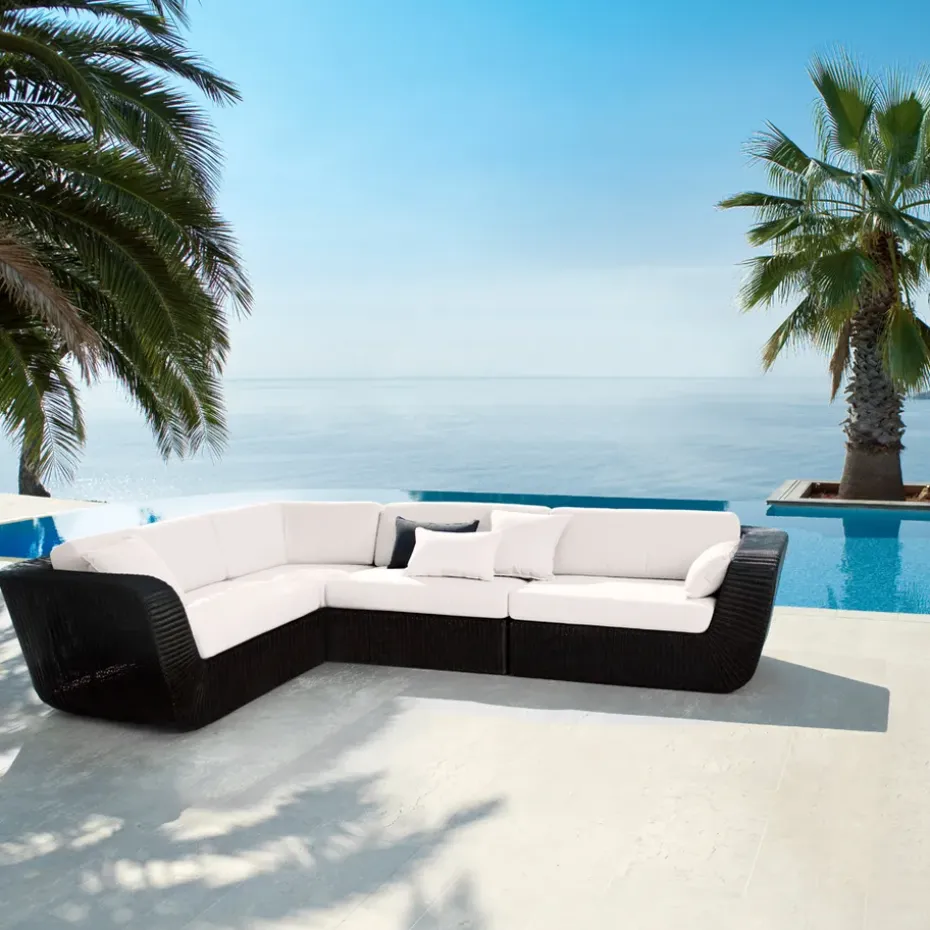 Sofá modular Savannah, Black, sencillo