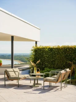 Sofá Motty, Nordic green-teddy verde, 2 plazas