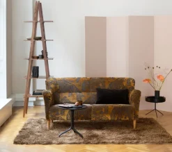 Sofá Nova de 2 plazas piel de oveja, Moonlight-roble aceitado