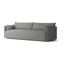 Sofá Offset 3 plazas, Audo Bouclé 16 Dark grey