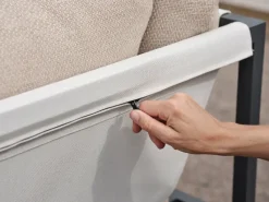 Sofá rinconera Allie, Barley-anthracite