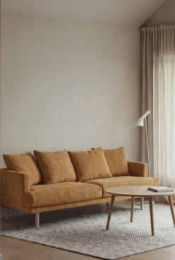 Sofá Sjövik, Jump Honey 1959-roble blanco aceitado, 3 plazas