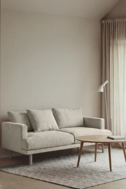 Sofá Sjövik, Jump Off White 1954-roble blanco aceitado, 2,5 plazas