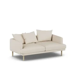 Sofá Sjövik, Same Beige 6670-roble blanco aceitado, 2,5 plazas