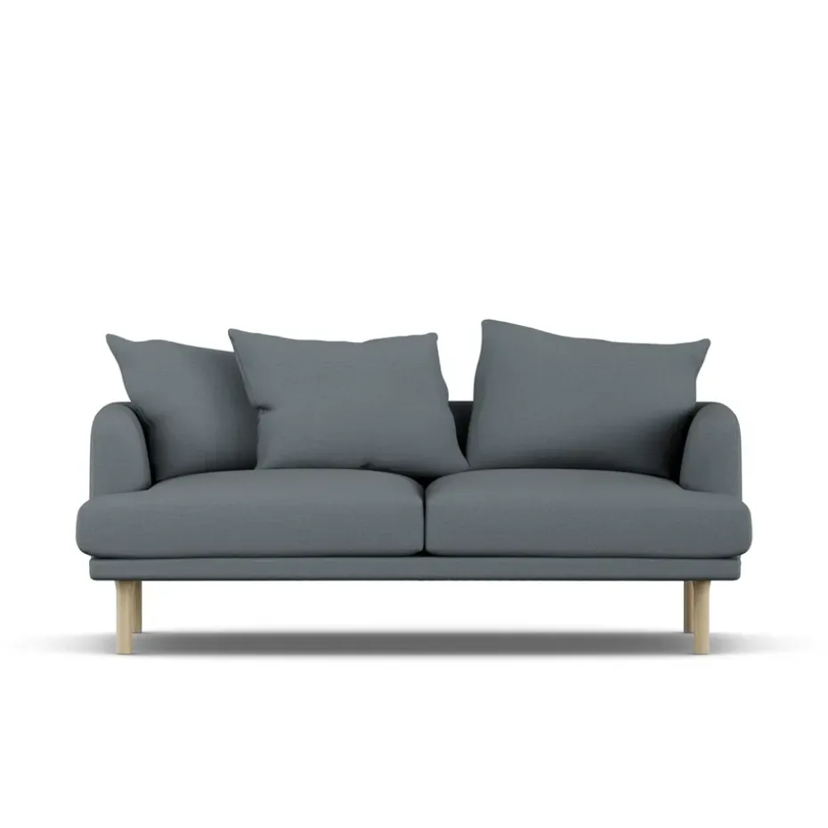 Sofá Sjövik, Same Blue 6678-roble blanco aceitado, 2,5 plazas