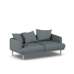 Sofá Sjövik, Same Blue 6678-roble blanco aceitado, 2,5 plazas