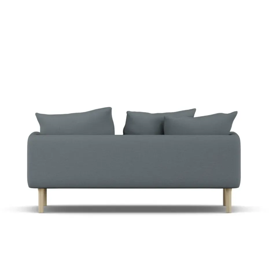 Sofá Sjövik, Same Blue 6678-roble blanco aceitado, 2,5 plazas