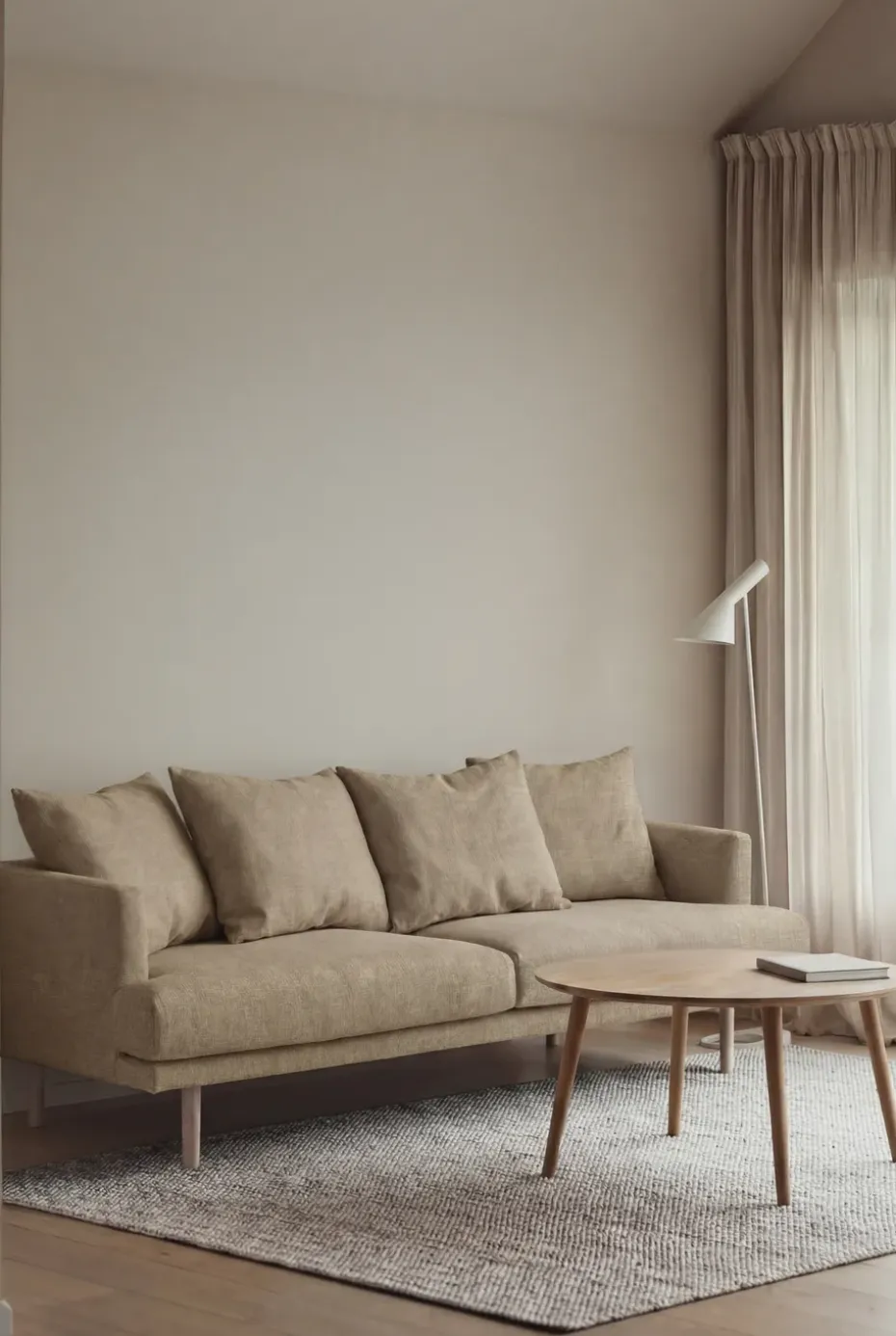 Sofá Sjövik, Same Sand 6672-roble blanco aceitado, 3 plazas