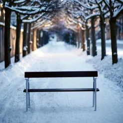 Sofá Vilamoura, Caoba negro, soporte de aluminio en bruto