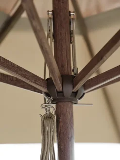 Sombrilla Paliano, Marrón-taupe 300 cm