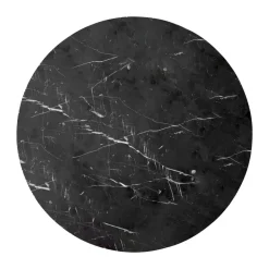Tablero Androgyne para mesa auxiliar Ø65 cm, Nero Marquina