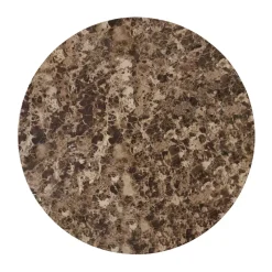 Tablero Androgyne para mesa auxiliar Ø65 cm, Emparador