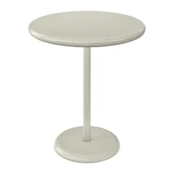 Tablero para mesa de café Groove redondo Ø70 cm, Masilla