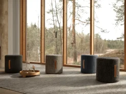 Taburete alto Björk, gris claro