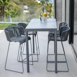 Taburete alto Moments, Grey